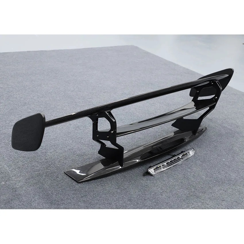 Upgrade Car Parts Black Series Style Dry Carbon Fiber Rear Wing Spoiler for   GT GTS Car Body Kit